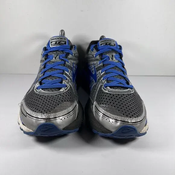 Brooks GTS 17 Blue/Silver Lace Up Running Shoes Sneakers Men's Size 9 - Picture 2 of 8